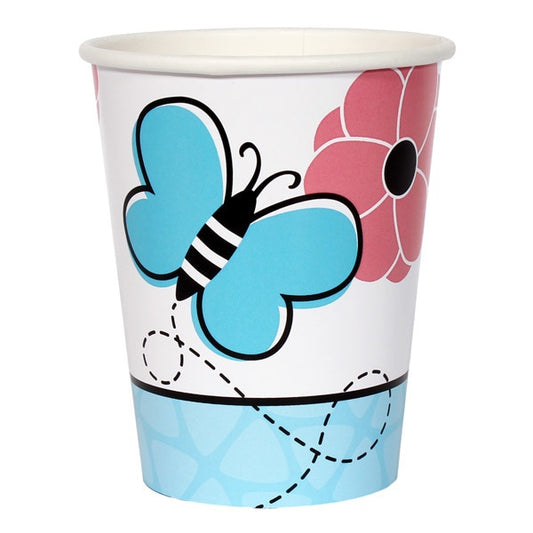 Butterfly Cups,  9 ounce,  8 count