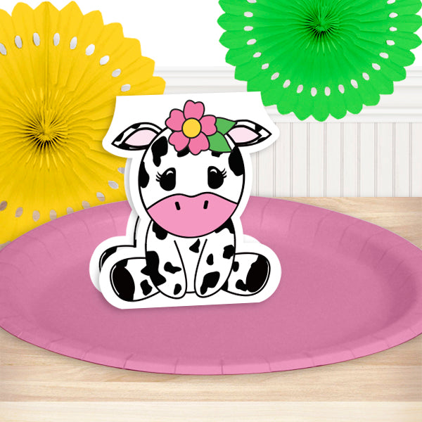 Cow Pink Party Decorations | Cow Print