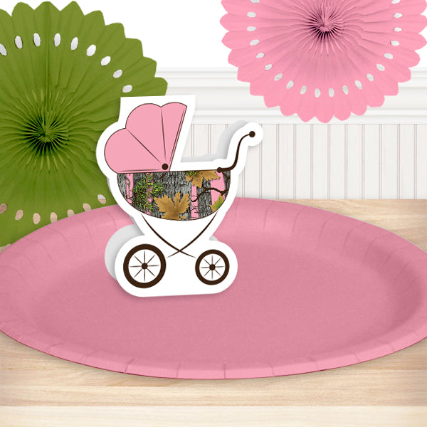 Camo Pink Baby Shower Decorations | Camouflage