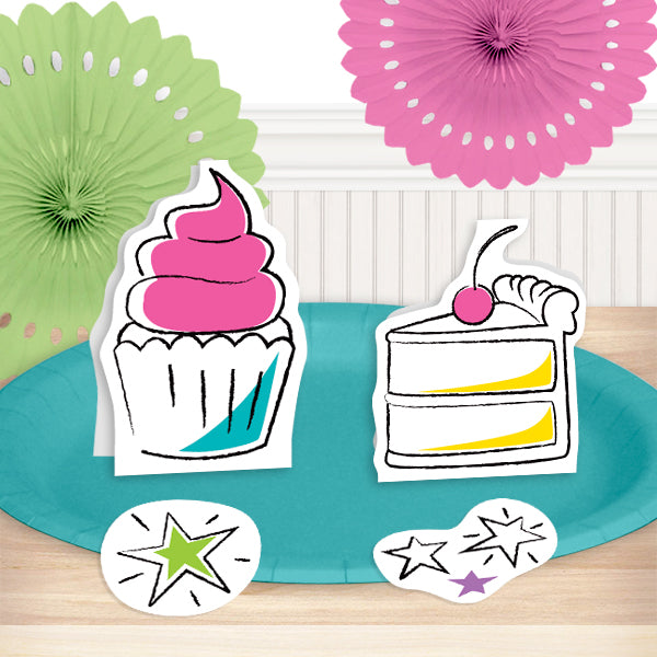Doodle Birthday Icons Party Decorations