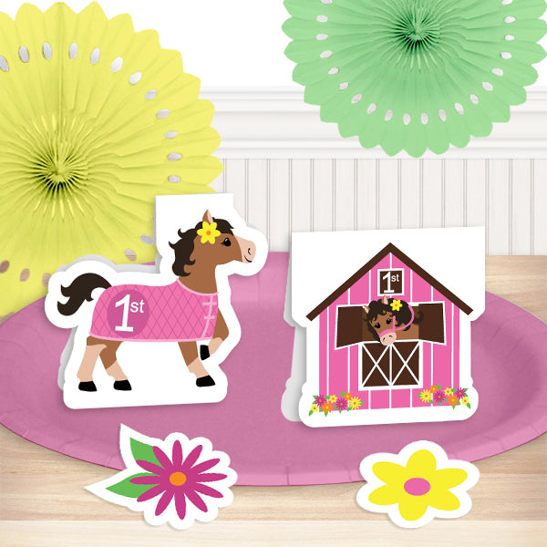 Pony 1st Birthday | Party Decorations | Lil Horse | Farm