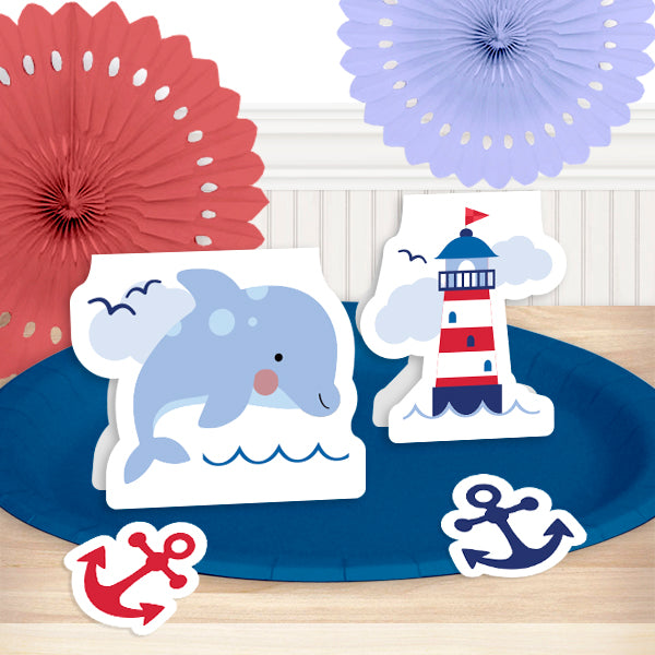 Dolphin Party Decorations | Nautical | Light House | Sail Boat
