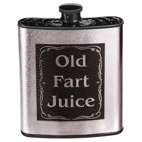 Old Fart Juice Plastic Flask, 7oz