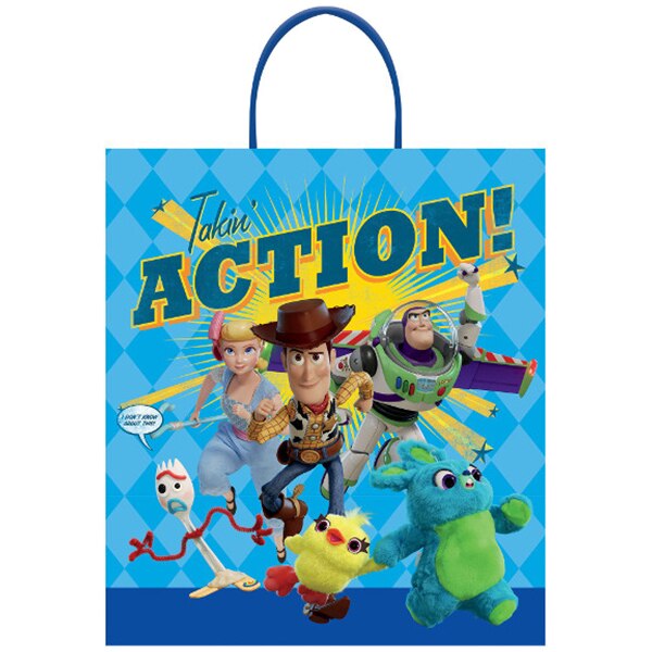 Toy Story 4 Tote Bag, Plastic, 6 Count
