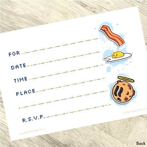 Epic Invitations Fill-in with Envelopes,  4 x 6 inch,  set of 16