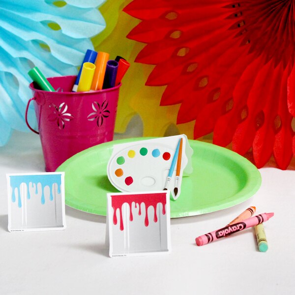 Lil Artist Table Decorations DIY Cutouts,  12.5 x 18.5 inch,  4 sheets