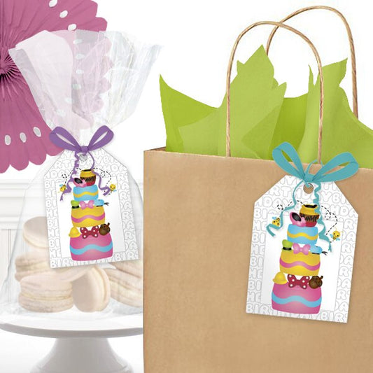 Yummy Favor Tag Thank You,  3 x 4 inch,  set of 36
