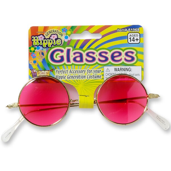 Pink Hippie Glasses