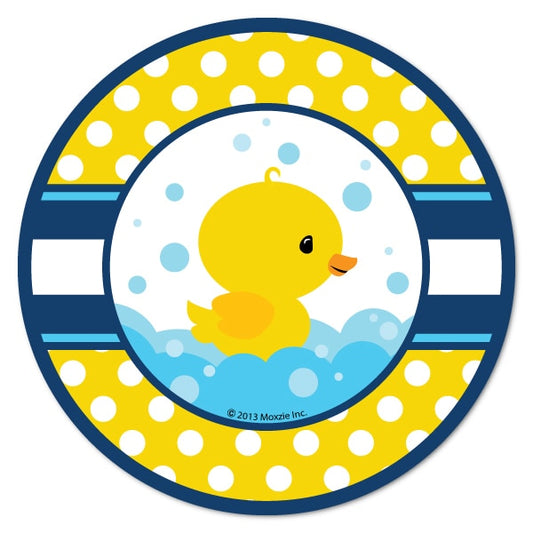 Lil Ducky Lunch Plates,  9 inch,  8 count