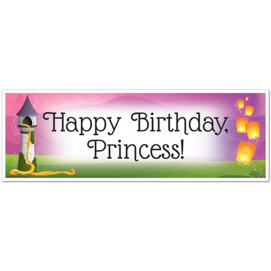Rapunzel Tiny Banners,  6 x 18.5 inch,  set of 8