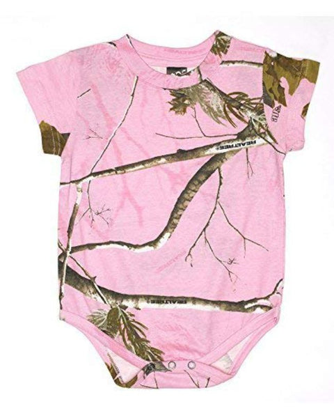 Realtree Pink Camo Onesie 12 Months,  dress-up,  each