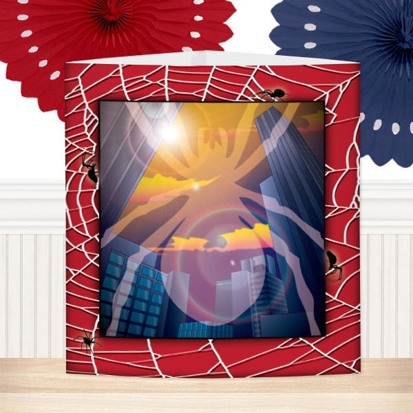Spider Web City Centerpiece,  6 inch,  set of 8