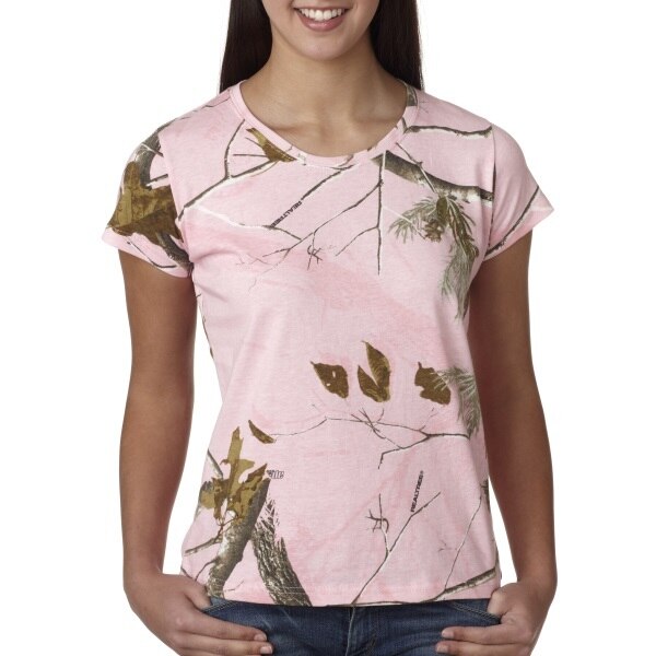 Realtree Pink Camo T-Shirt Youth Large (14-16),  dress-up,  each