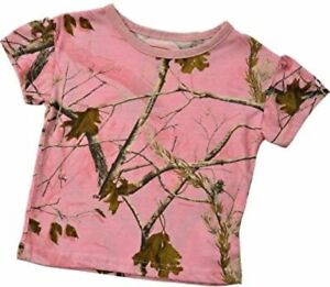 Realtree Pink Camo T-Shirt Youth X-Small (2-4),  dress-up,  each