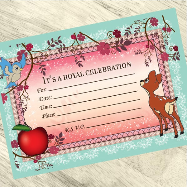 Puppy Party Invitations Fill-in with Envelopes,  4 x 6 inch,  set of 16
