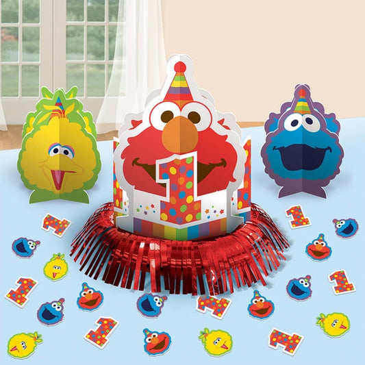 Sesame Street Elmo's 1st Birthday Table Decorating Kit