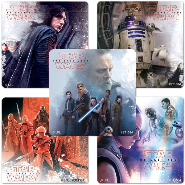 Star Wars Last Jedi Stickers