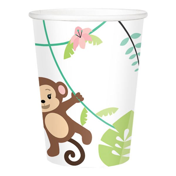 Lil Monkey Cups,  9 ounce,  8 count