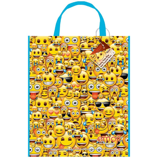 Emoji Tote Bag, Plastic, 4 Count