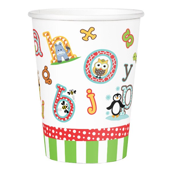 ABC Cups,  9 ounce,  8 count