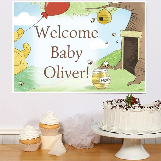 Little Honey Baby Shower Party Poster Personalized,  12.5 x 18.5 inch,  set of 3