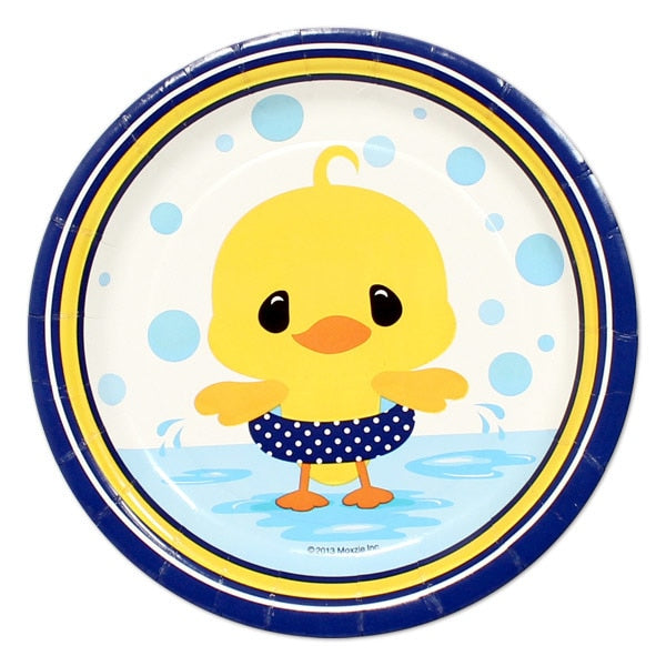 Lil Ducky Dessert Plates,  7 inch,  8 count