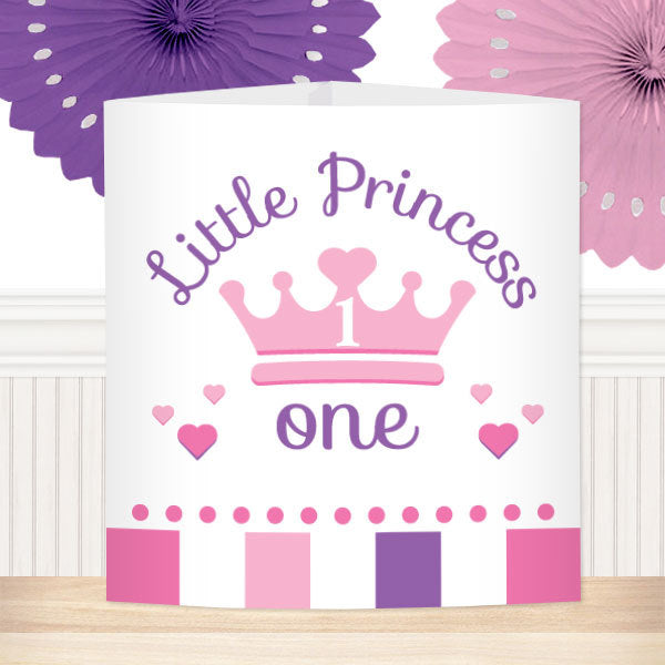 Lil Princess 1st Birthday Centerpiece,  6 inch,  set of 8