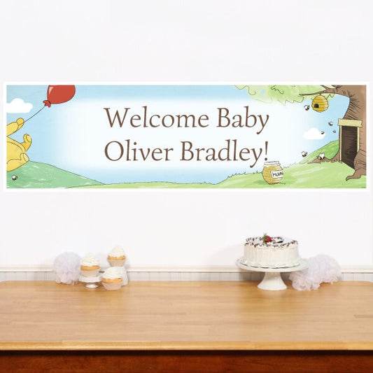 Little Honey Baby Shower Banners Personalized,  12 x 40 inch,  set of 2