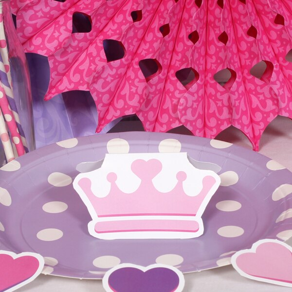Lil Princess Baby Shower Table Decorations DIY Cutouts,  12.5 x 18.5 inch,  4 sheets
