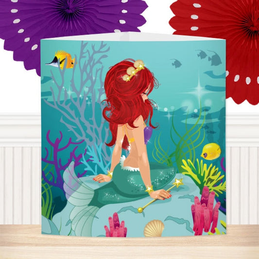 Mermaid Princess Centerpiece,  6 inch,  set of 8