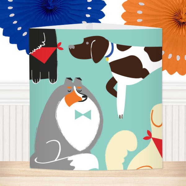 Doggy Party Centerpiece,  6 inch,  set of 8