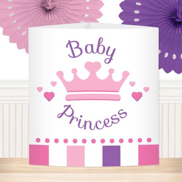 Lil Princess Baby Shower Centerpiece,  6 inch,  set of 8