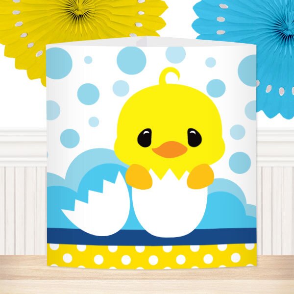 Little Ducky Baby Shower Centerpiece,  6 inch,  set of 8