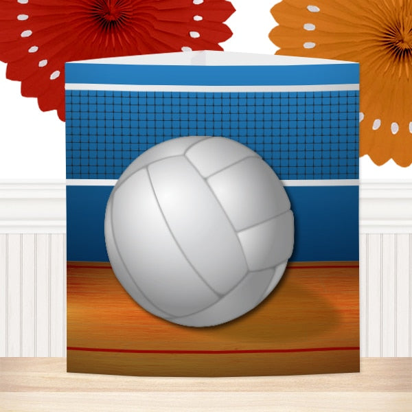 Volleyball Centerpiece,  6 inch,  set of 8