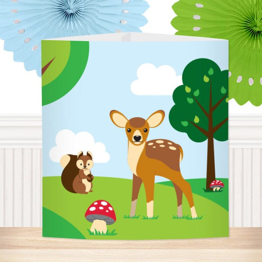 Woodland Animals Baby Shower Centerpiece,  6 inch,  set of 8