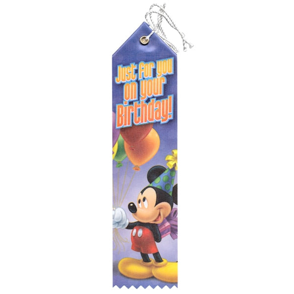Mickey Mouse Just For You Award Ribbon