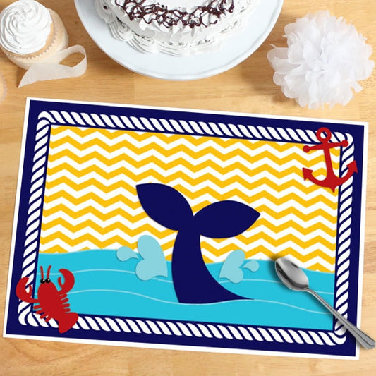 Ahoy Matey Placemats,  12.5 x 18.5 inch,  set of 8